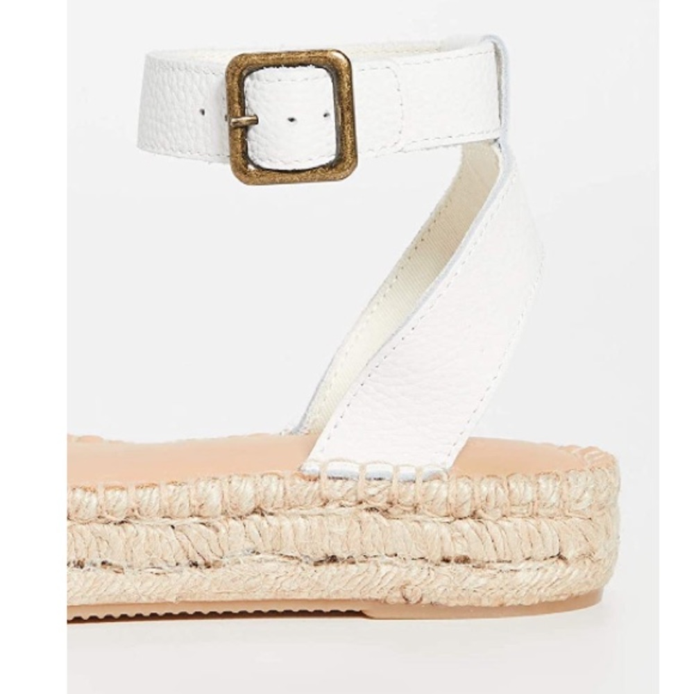 Soludos NWT!☀️ Cadiz Espadrille Sandal in White - Picture 3 of 8
